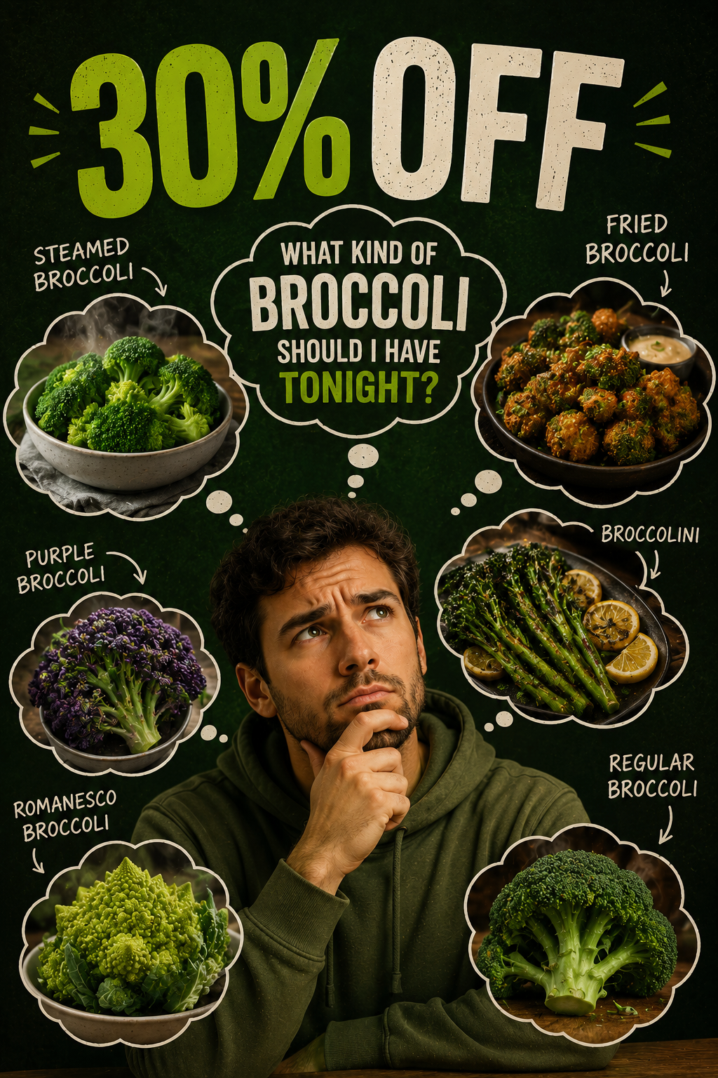 NOT BROCCOLI campaign artwork