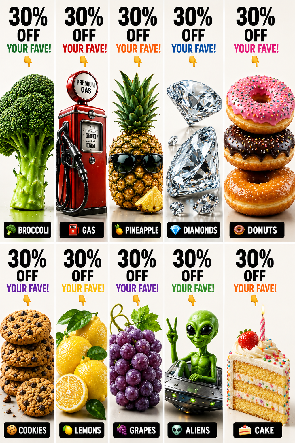 NOT BROCCOLI campaign artwork